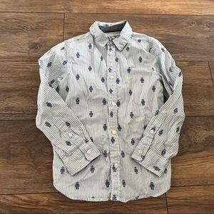 {preloved} Boy’s H&M Robot Button Down Shirt